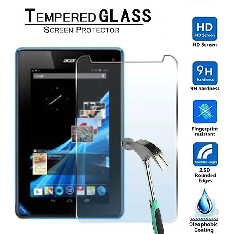 Per Acer Iconia B1-A71 7 "-9H Ultra Clear Premium Tablet Pellicola Proteggi Schermo In Vetro Temperato Pellicola Salvaschermo