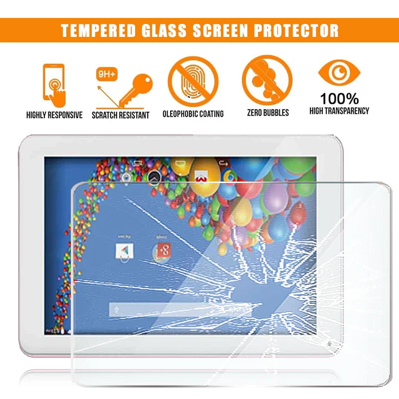 Per Argos Bush Mytablet Pellicola Proteggi Schermo In Vetro Temperato Da 10.1 ''Per Tablet