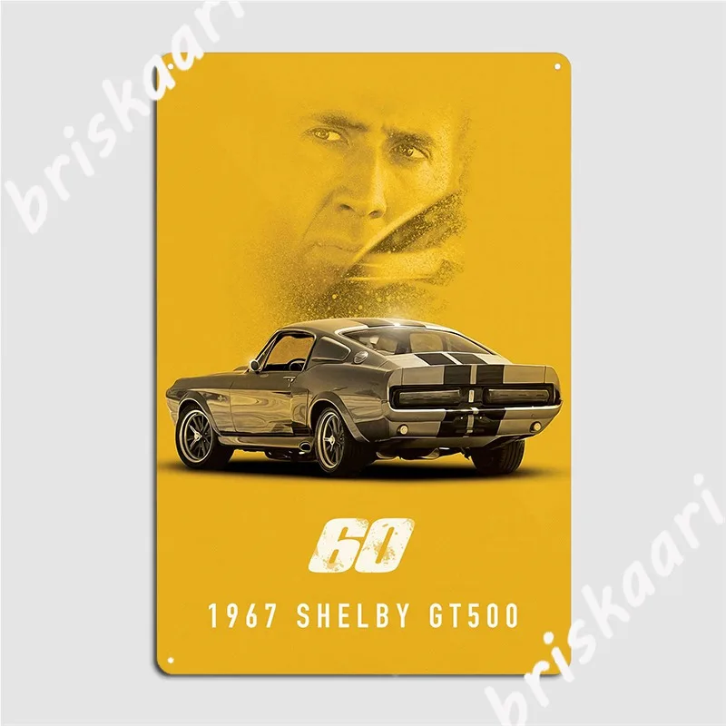 1967 Shelby Gt500 Eleanor Targa In Metallo Poster Club Party Home Poster Personalizzato Targa In Metallo Poster