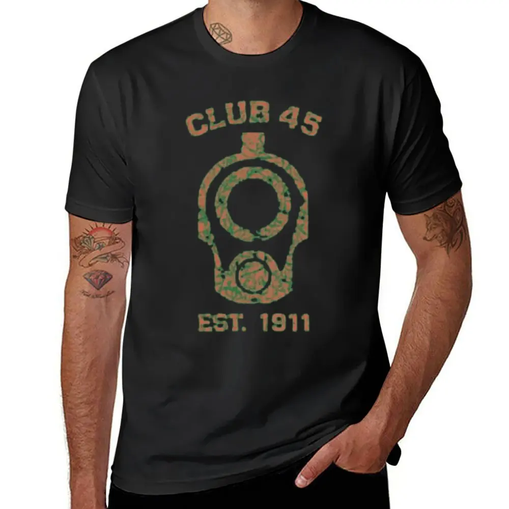 Battlefield Model 1911 Museruola 1911 Museruola T-Shirt Harajuku Move Humor Graphic Top Tee Graphic Home Taglia Usa