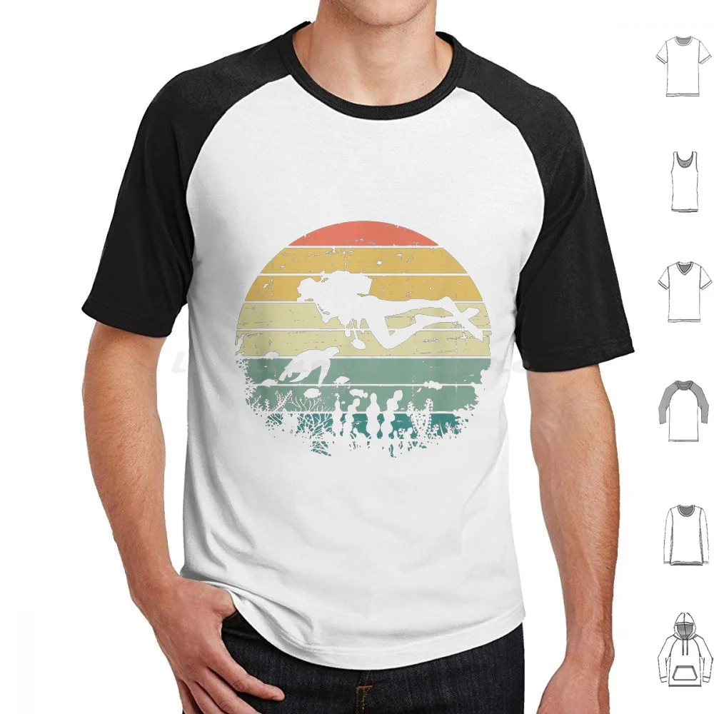 Divertente Vintage Scuba Dive Diver T Shirt 6Xl Cotton Cool Tee James Cousteau Scuba Legend Dive Legenday Legend Scuba Padi
