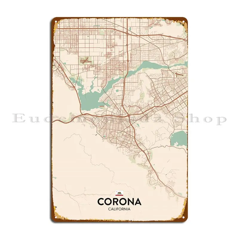 Corona Ca Metal Sign Painting Home Wall Placca Garage Tin Sign Poster
