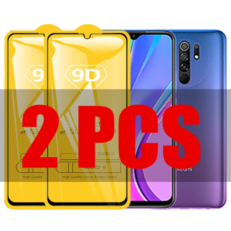2 Pezzi Di Vetro 9D Per Xiaomi Redmi 9 Vetro Protettivo Per Xiaomi Redmi 9 Prime Redmi 9 9 Prime Pellicola Salvaschermo