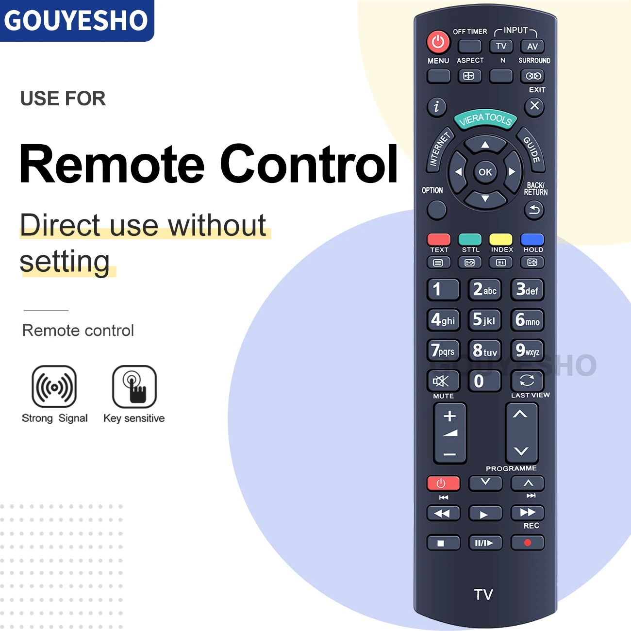 Nuovo Muslimfor Panasonic Tv Remote Control Muslimexayb Eur7628030 Eur7628010 Muslimate