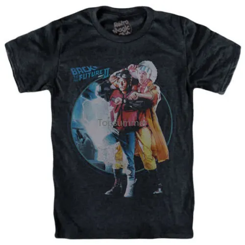 Back To The Future Part 2 T-Shirt Doc Brown Martin Mcfly Dmc Blu Ray-Dvd