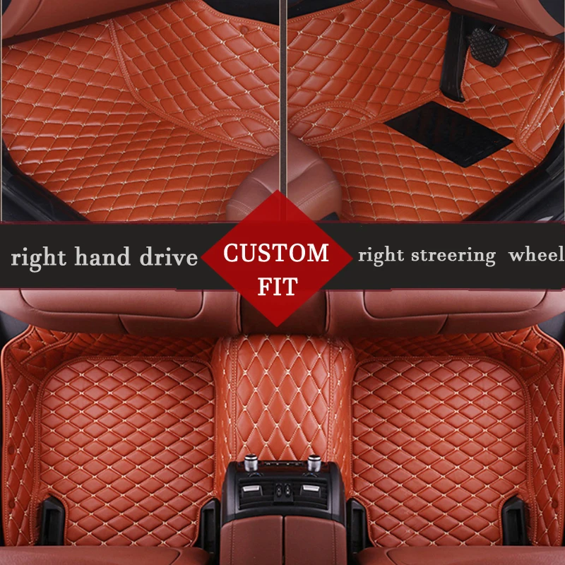Rkac Custom Fit Guida A Destra Tappetino Auto Per Honda Accord 2003-2007 Crv 2008 Cr-V Jazz Fit City Civic 2008 Auto Carpe