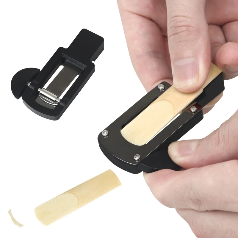 Sassofono Reed Cutter Ricambio Soprano Altos Tenori Sax Reed Trimming Tool Clarinetto Reed Trimmer Strumento Riparazione