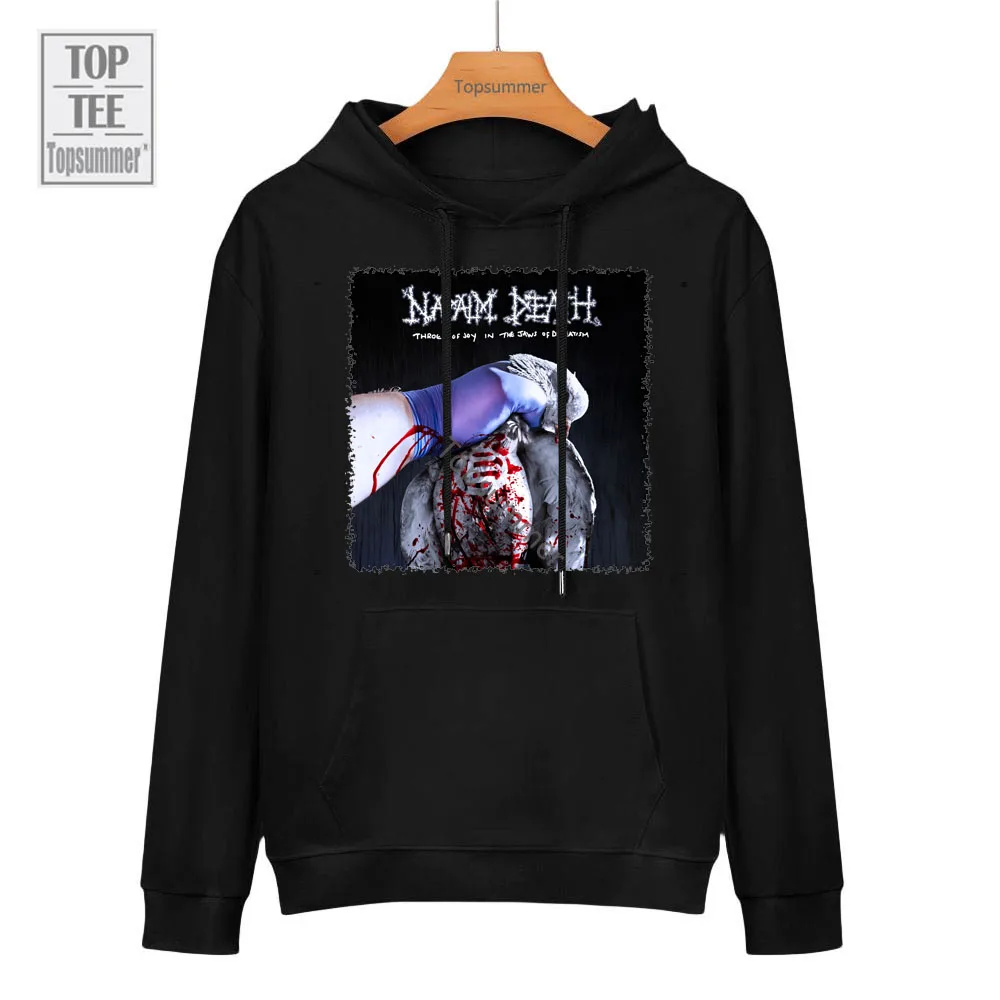 Throes Of Joy In The Jaws Of Disfacatismo Album Felpe Con Cappuccio Napalm Death Tour Felpa Con Cappuccio Uomo Summer Harajuku Felpa Abbigliamento Ove