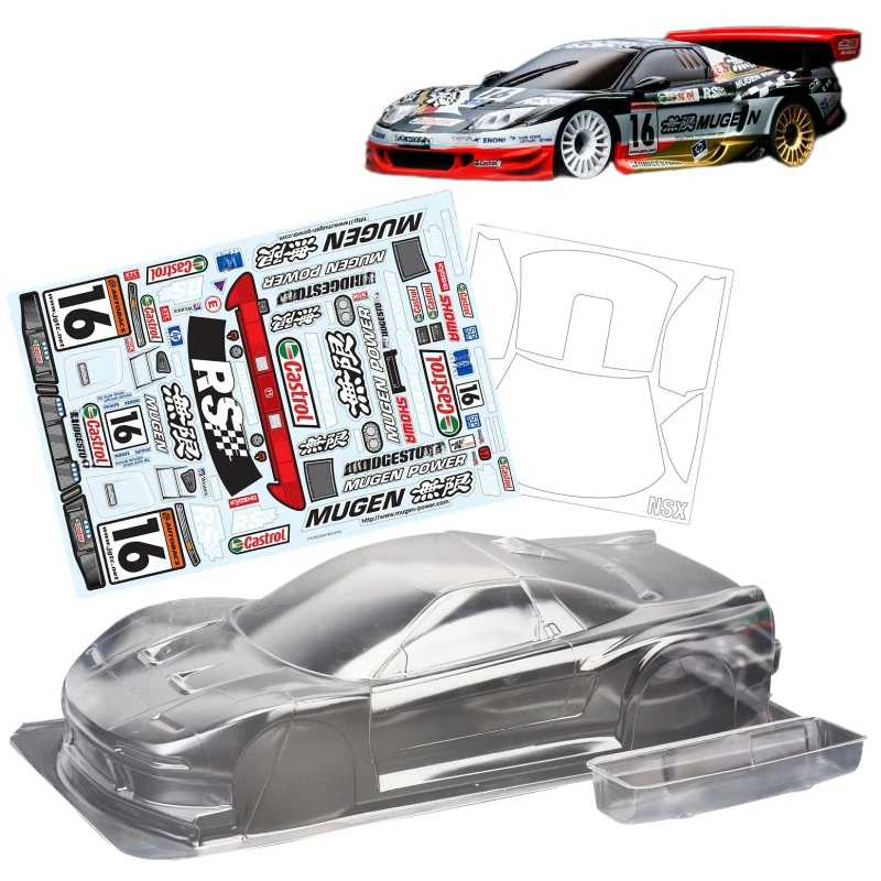 Tc085 1/10 Honda Nsx Rc Drift Body Shell, 257Mm Chassis Tamiya Tt01 Tt02
