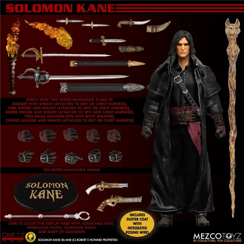 Originale Mezco One:12 Mezco Salomone Bacchetta Etichetta D'Oro In Magazzino Anime Action Collection Figure Modello Giocattoli Regalo Di Compleanno St