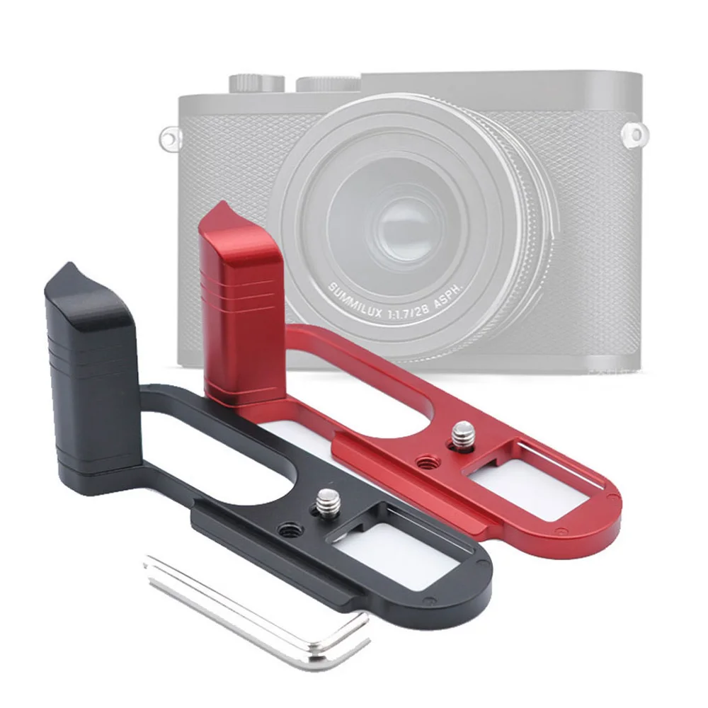 Per Leica Q2 Hand Grip Camera L Staffa Supporto Verticale Piastra A Sgancio Rapido