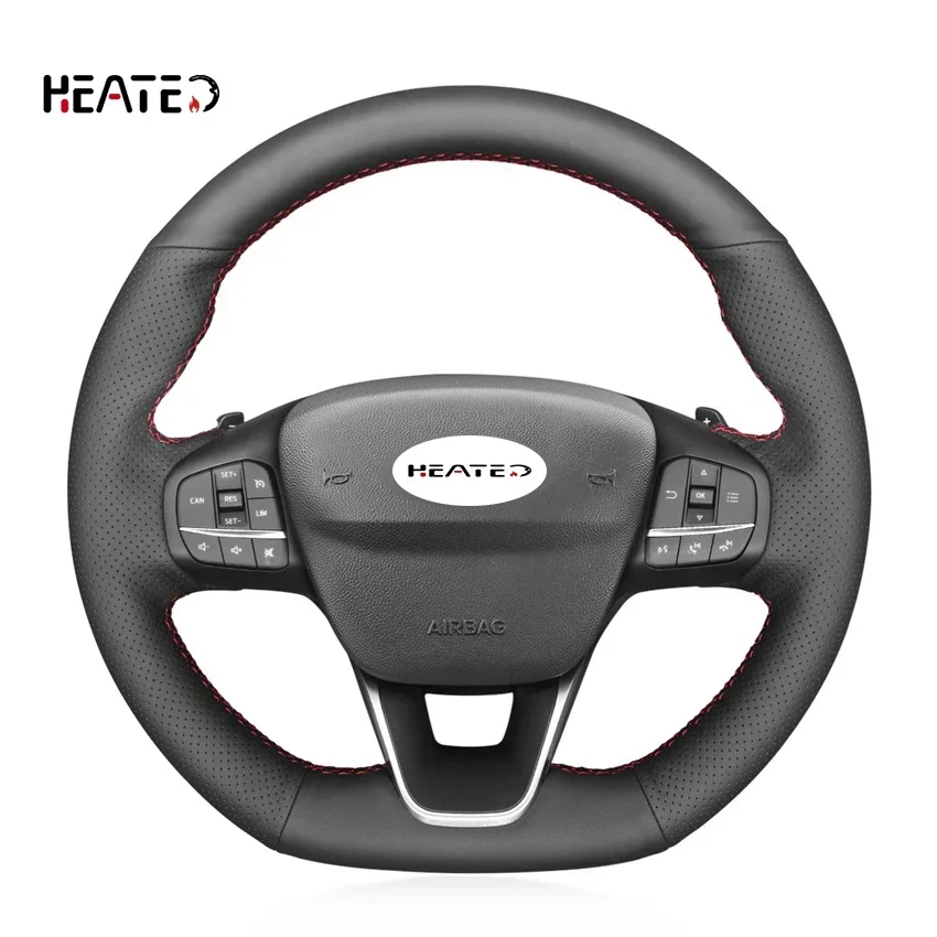 Coprivolante Intrecciato Per Ford Focus St-Line 2018-2019 Focus St 2019-2020 Fiesta St Coprivolante Accessori Auto