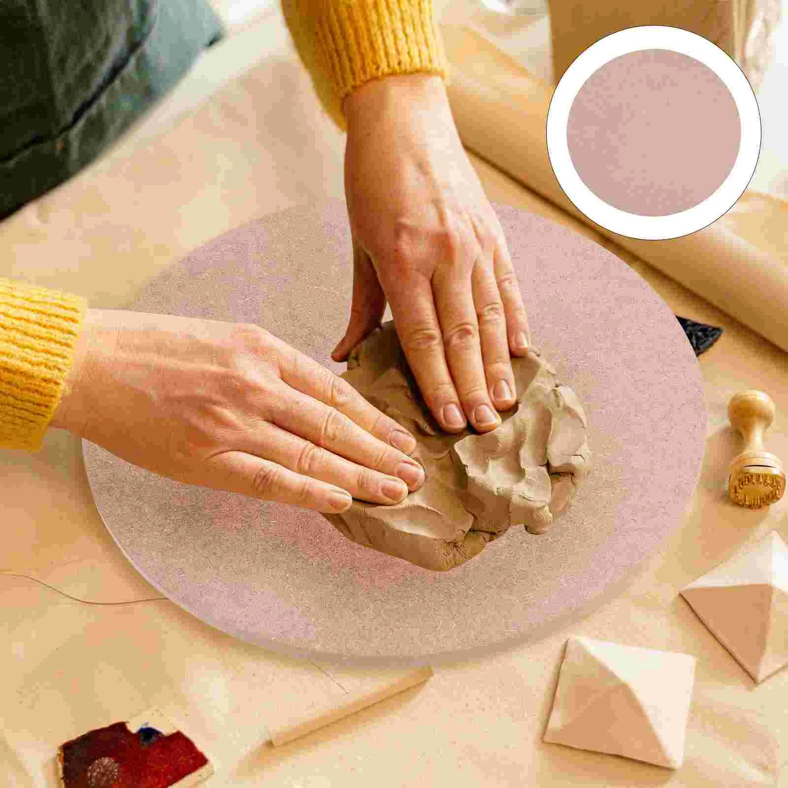 Forniture In Ceramica Tavola Rotonda In Fibra Di Legno Ruota In Ceramica Pipistrelli Argilla Wedging Board Ceramica Arte Essiccazione Bordo Scultura I