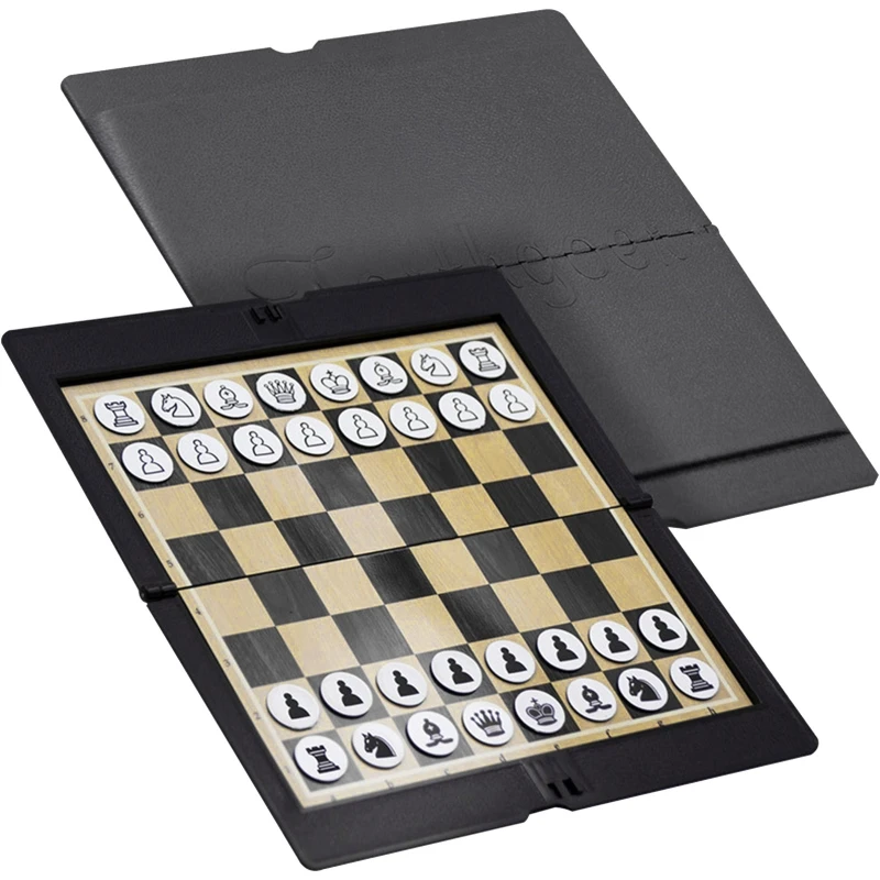 Set Di Scacchi Da Viaggio Magnetici 448D Con Scacchiera Pieghevole Giocattoli Educativi, Scacchiera Da Viaggio Per Bambini E Adulti