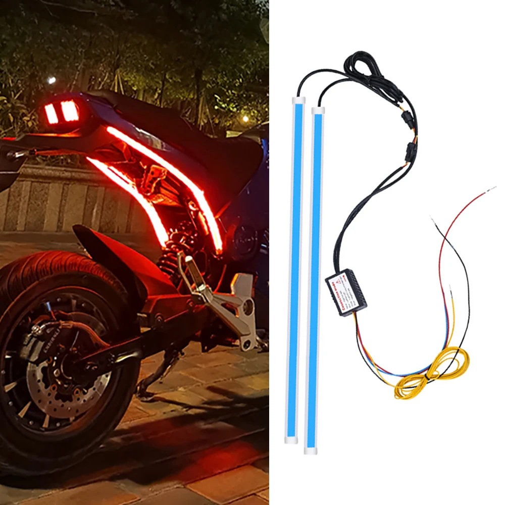 Scansione Del Motociclo Che Scorre Led Decorativo Impermeabile Per Pannelli Laterali Tracer 9 Super73 Bmw Moto Moto Protezione Della Mano
