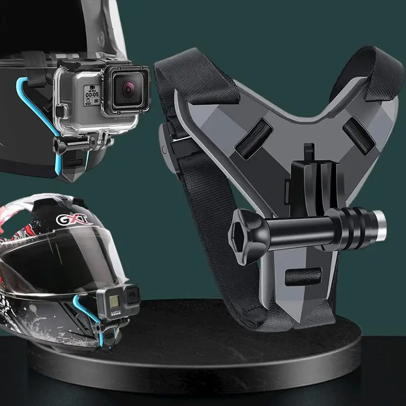 Ultimate Gopro Hero Helmet Strap Bracket Per 9 8 7 6 5 4 3 M - Secure Your Action Camera Con Fiducia