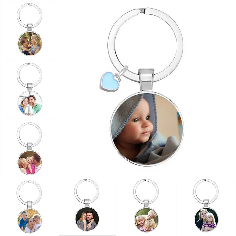 Ciondoli Foto Personalizzati Portachiavi Personalizzati Foto Del Tuo Bambino Bambino Mamma Papà Nonno Amato Un Regalo Per Il Regalo Del Membro Della F