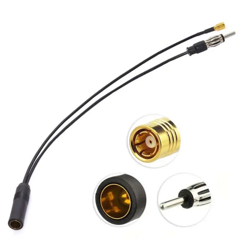 Universal Suv Car Fm/Am Dab + Antenna Cavo Adattatore Splitter Aereo Convertitore Smb Cavo Adattatore Wireless Attivo Per Autoradio