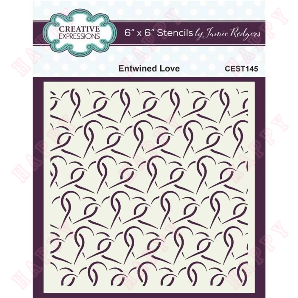 Entwisted Love Metal Cutting Dies Mold Decoration For Diy Scrapbook Paper Craft Knife Mold Wedding Holiday Christmas Cards Dies