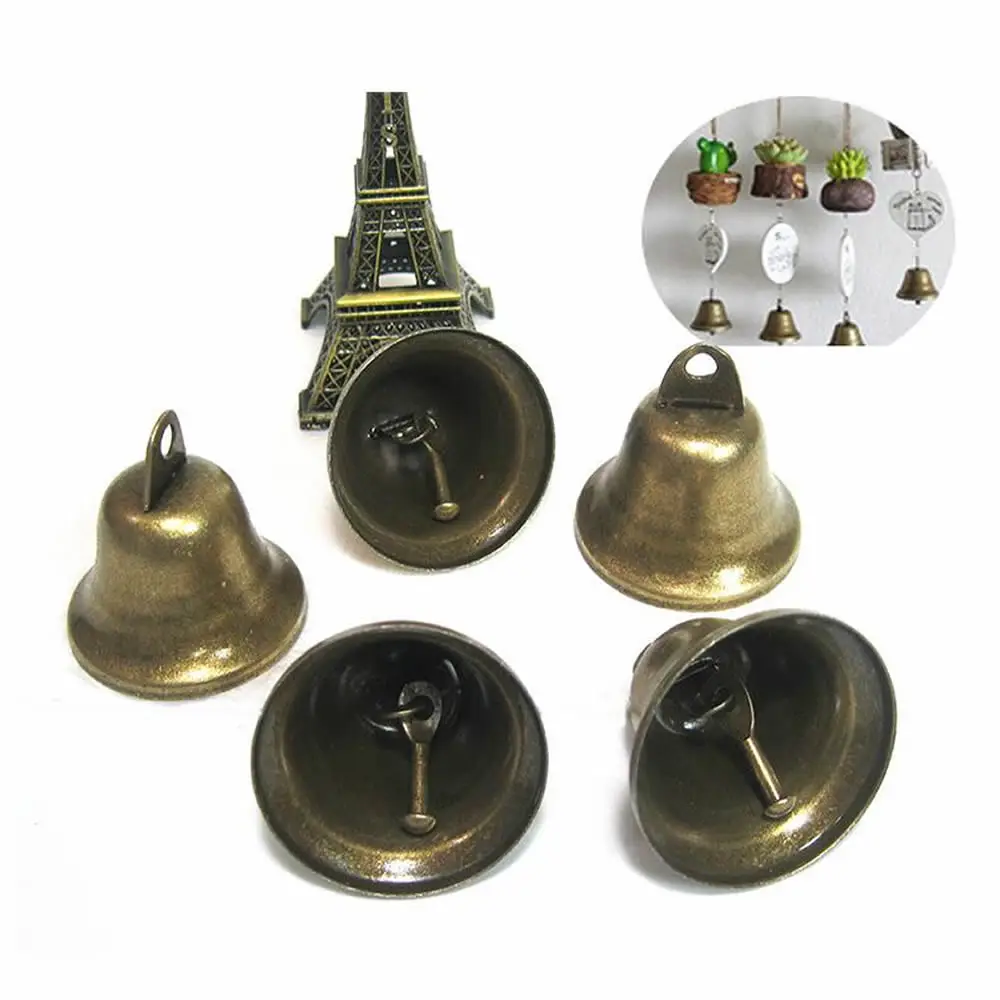 6/10 Pz 38Mm Bronzo Vintage Jingle Bells Dog Potty Training Making Campanelli Eolici Per Feste Di Festival Che Fanno Decorazioni Campanelli Eolici