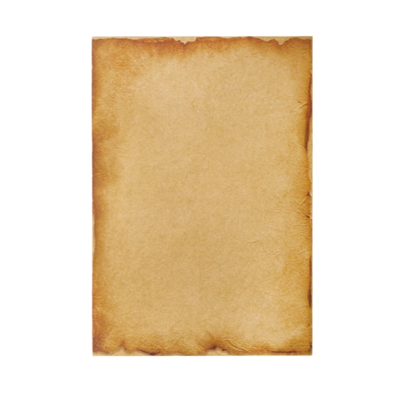 Carta Da Lettere Kraft Da 8 Pezzi 8 Modelli Carta Da Lettere Floreale Vintage Carta Da Lettere Marrone Double-Side