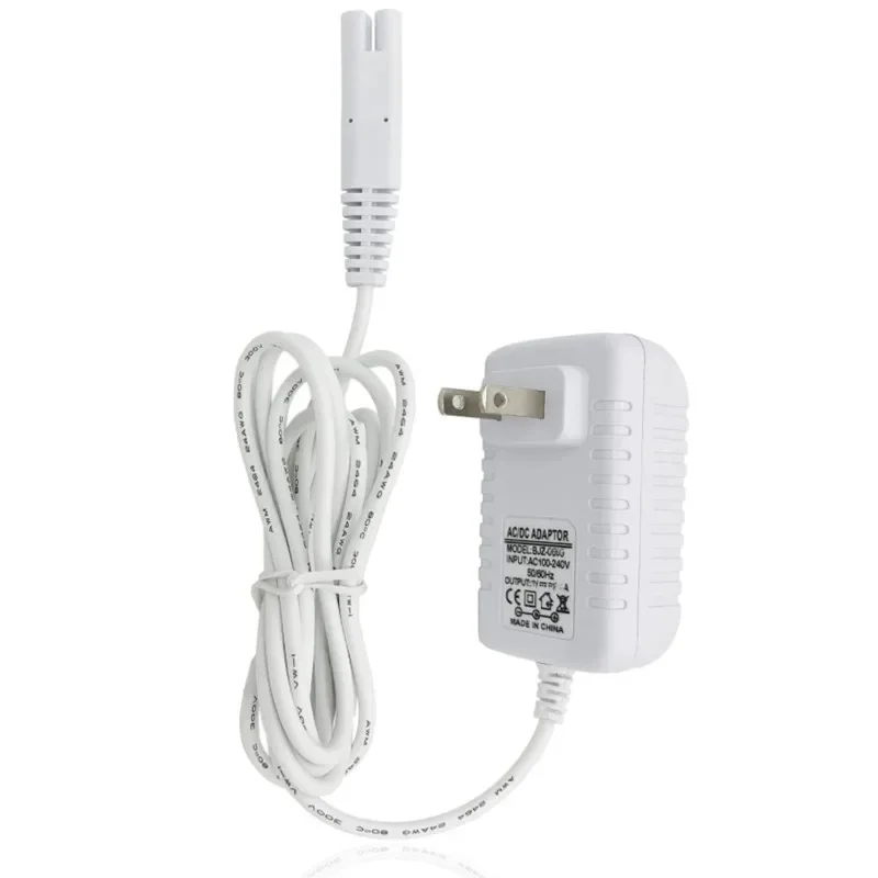 Per Caricabatterie Waterpik Eu/Us Wp360 Wp360W Wp462 Wp462W Wp450 Wp450W Wp450Ec Wp462Ec Cavo Di Alimentazione Adattatore A Due Poli