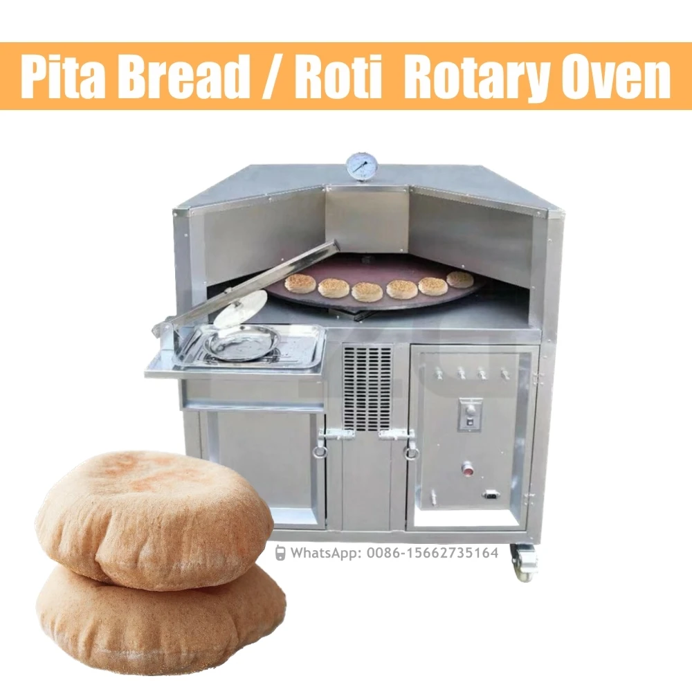 Forno Per Pane Arabo Pita Riscaldato A Gas Commerciale Naan Roti Con Controllo Della Temperatura Forno Rotante Per Pane Pita