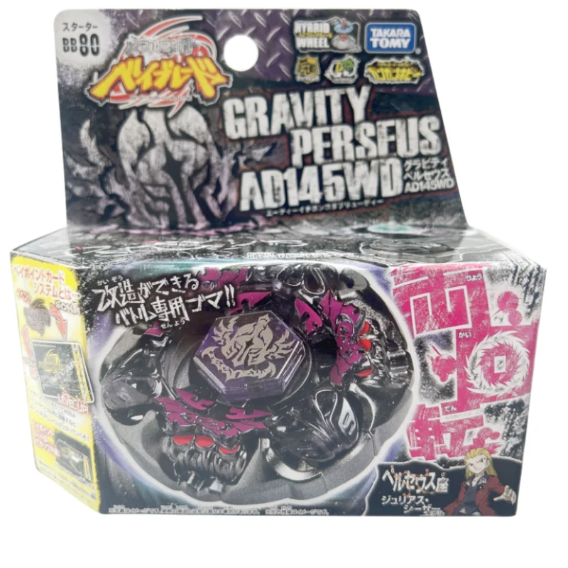 Takara Tomy Beyblade Metal Battle Fusion Top Bb80 Gravity Perseus Ad145Wd Con Lanciatore Bidirezionale