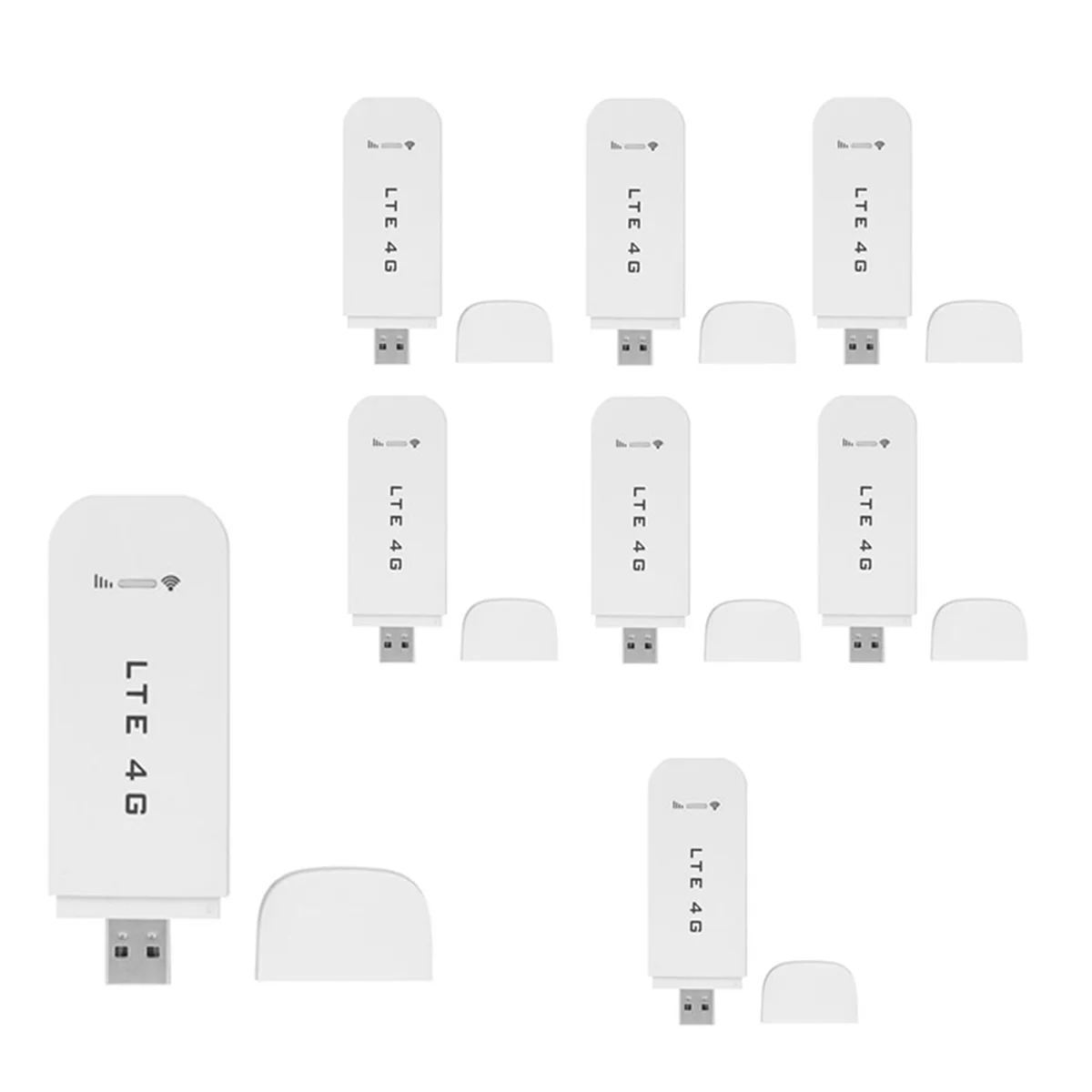 8X Lte Sim Kaart Data Usb Router 3G/4G Wifi Router Draadloze Usb Auto Modem 4G Wifi Sim Card Stick Mobiele Hotspot