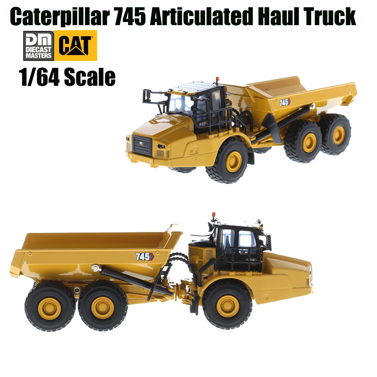 Dm 1/64 Scala Cat 745 Camion Articolato Da Dm Diecast Master #85639