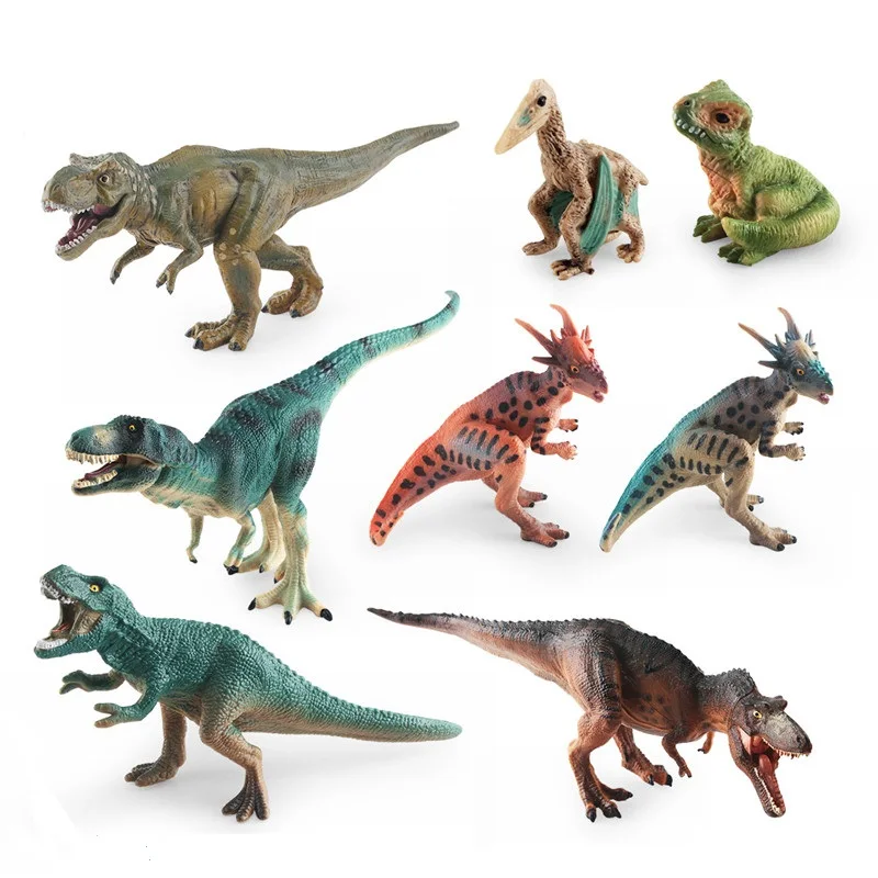Simulazione Jurassic Dinosaur Figures Toy Dino Park Pterosauro Tyrannosaurus Animals Action Figures Model Collection Toy Regalo Per Bambini