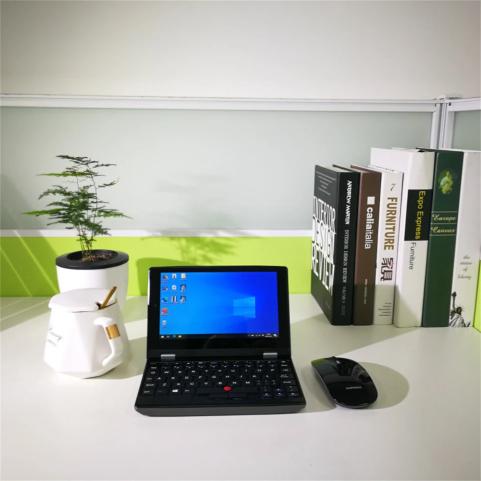 Rugline Mini Pc Micro Computer Windows 7 Pollici Touch Screen Notebook Intel J4115 Cpu 12Gb + 1Tb Mini Pc Micro Netbook