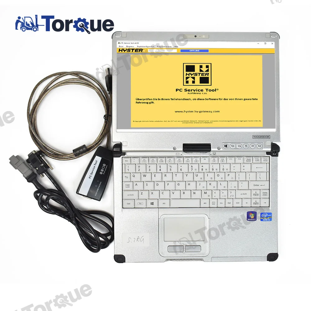 Cf C2 Laptop + V4.98 Per Yale Hyster Pc Service Tool Ifak Can Usb Forklift Diagnostic Scanner Tool Hyster Per Yale