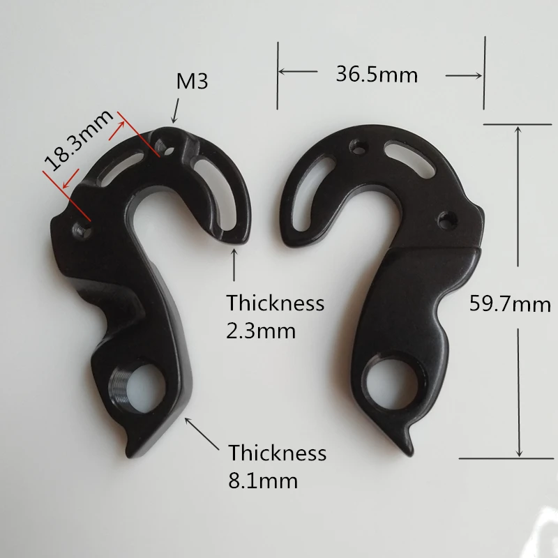 2Pc Bicicletta Deragliatore Gancio Per Cannondale Kp048 Bisturi Bad Boy Trail Series Hardtails Trail Rz 120 Flash Alloy D195