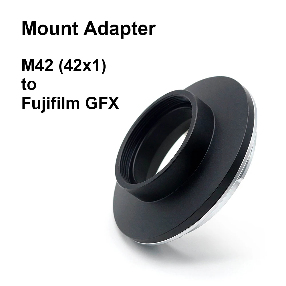 M42-Gfx Per Obiettivo M42 (M42X1)-Anello Adattatore Per Montaggio Fujifilm Gfx Per Fotocamera Fujifilm Di Medio Formato Gfx50S Gfx50Sii Gfx100S