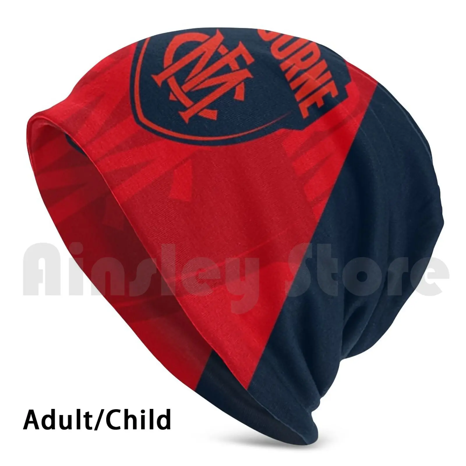 Afl-Melbourne Berretti Pullover Cap Confortevole Melbourne Football Footy Aussie Rules Byrd Vfl Australia
