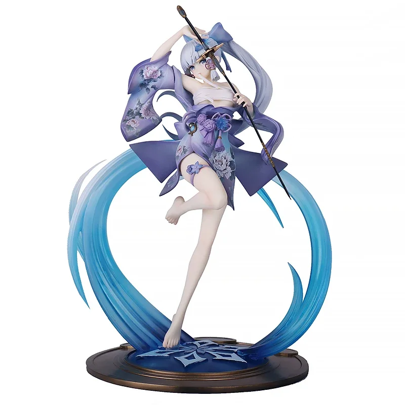 Kamisato Ayaka Handheld Genshin Impact Linghua Egret Return Game Animation Anime Model Ornaments Premium Edition