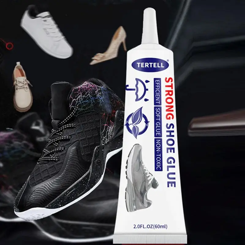 2Oz Boot Glue Sole Repair Colla Per Scarpe Impermeabile Asciugatura Rapida Suola Riparazione Tacchi Fix Colla Resistente Alle Alte Temperature Per Sti