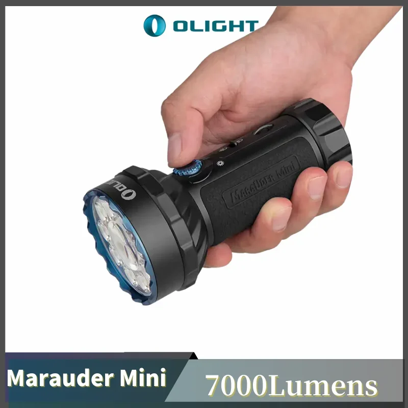 Olight Marauder Mini 7000Lumen Led Torcia Ricaricabile Batteria Incorporata