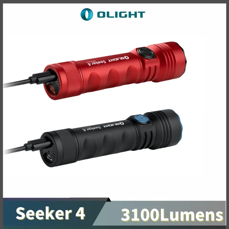 La Torcia Edc Ricaricabile Olight Seeker 4 Usb-C 3100Lumen Include La Batteria