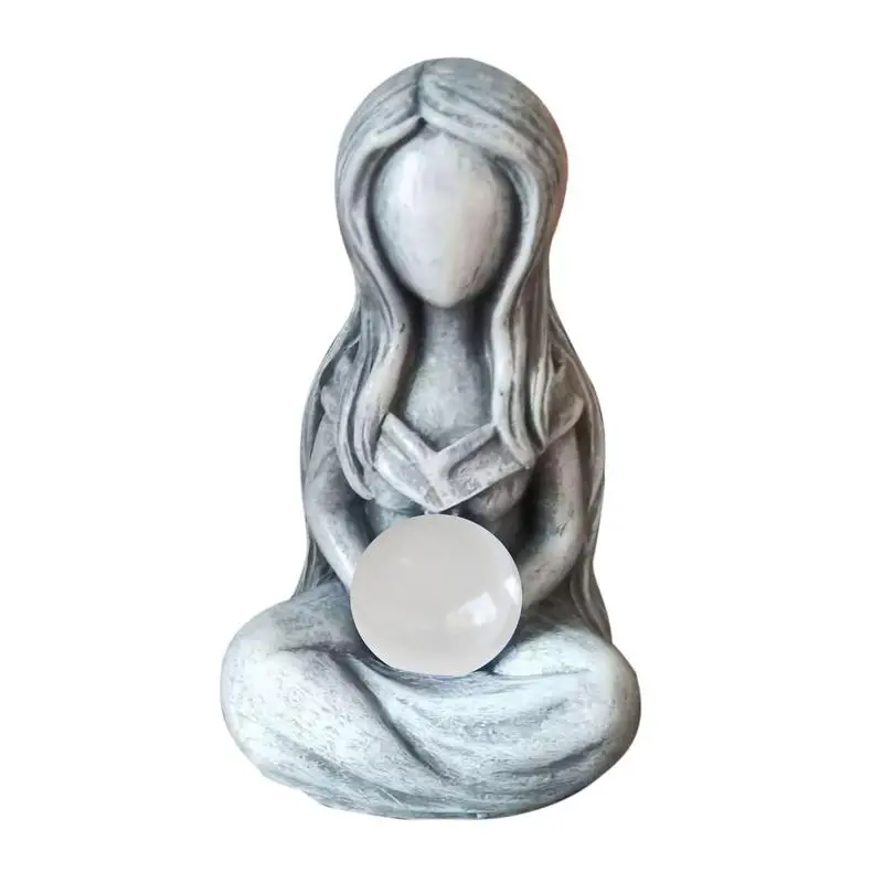 Madre Terra Dea Statua Resina Gaia Figurine Madre Terra Artigianato Scultura Per Giardino Casa All'Aperto Giorno Della Terra Decorazione Artigianale