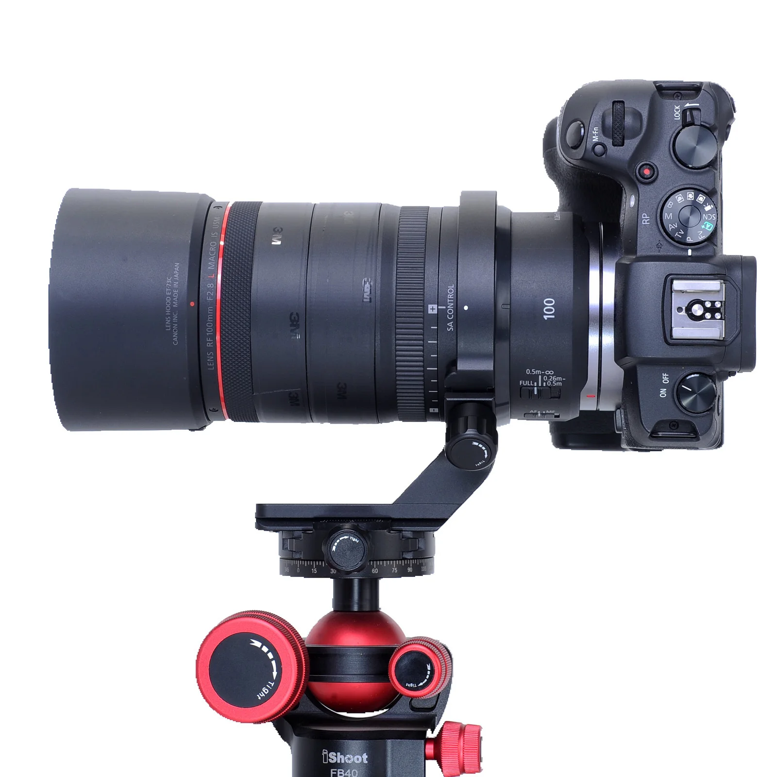 Is-Rf100 Kit Staffa Anello Treppiede Obiettivo Per Canon Rf 100Mm F2.8L Macro Is Usm