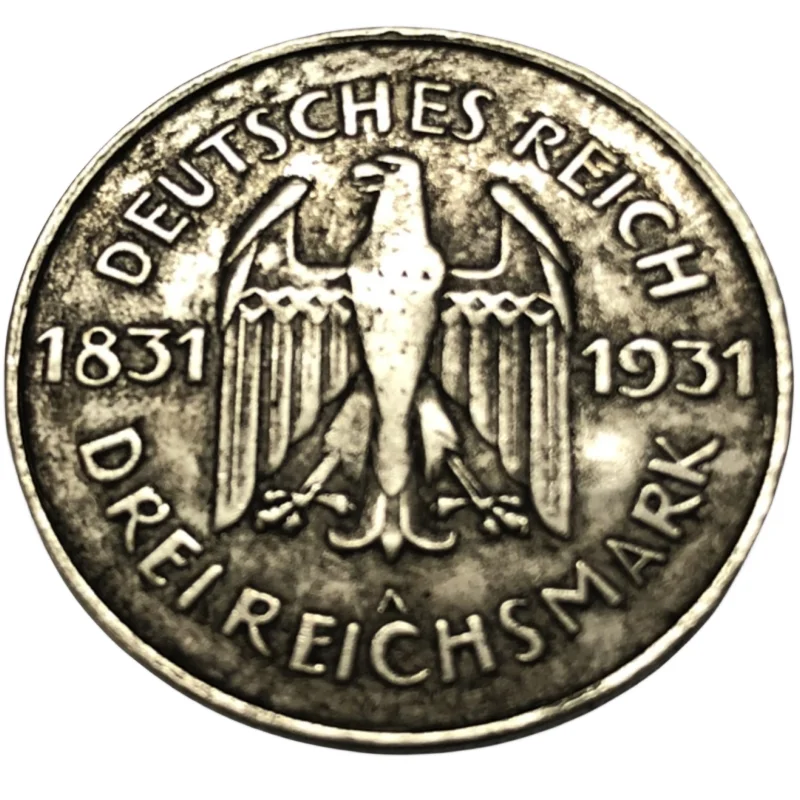 1931 Germania 3 Nome Freiherr Vom Stein Copy Coin