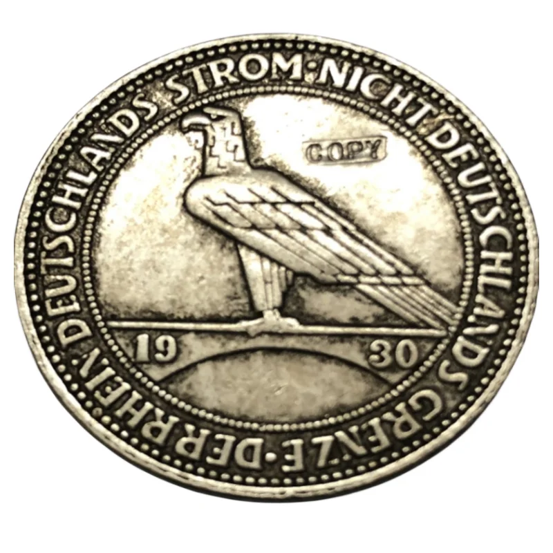1930 Germania 3 Ss Mark Liberation Of Rhineland Coin Copy