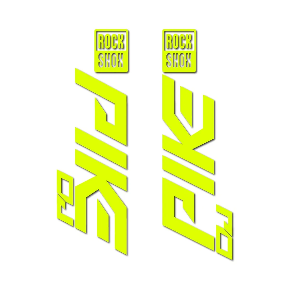 Adesivi Compatibili Con Forcella Star Sam Bike Rock Shox Pike Dj 2020 Die Cut 1 Cmt