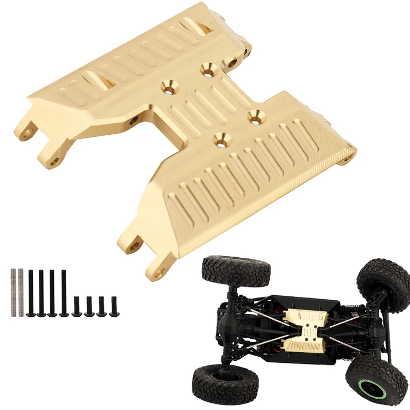 Supporto Di Trasmissione Della Piastra Di Scorrimento Del Cambio In Ottone Per Axial 1/18 Rc Crawler Axial Capra Utb18 Rtr Parti Di Aggiornamento Dell