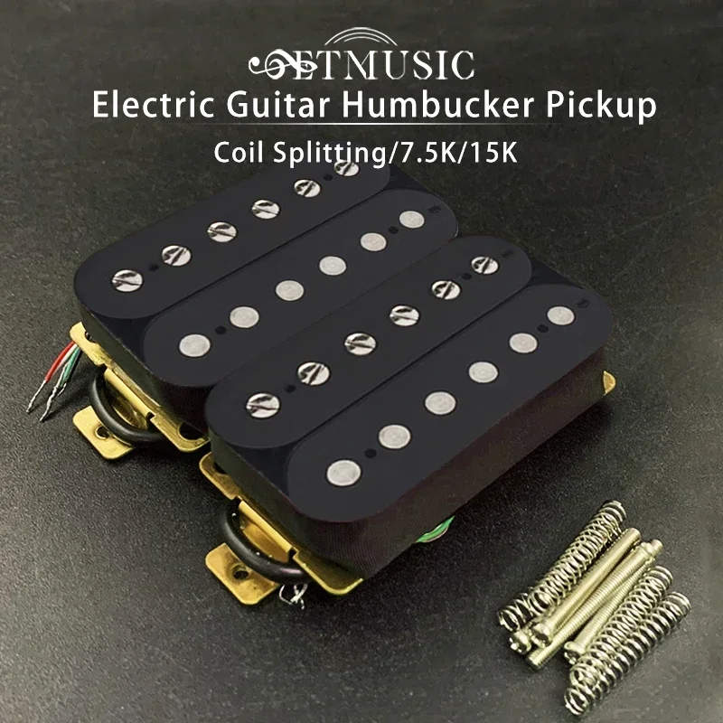 Humbucker Pickup Per Chitarra Elettrica Pickup Coil Splitting Pickup Humbucker Dual Coill Pickup 4 Cavo Di Condotta Uscita N-7.5K/B-15K