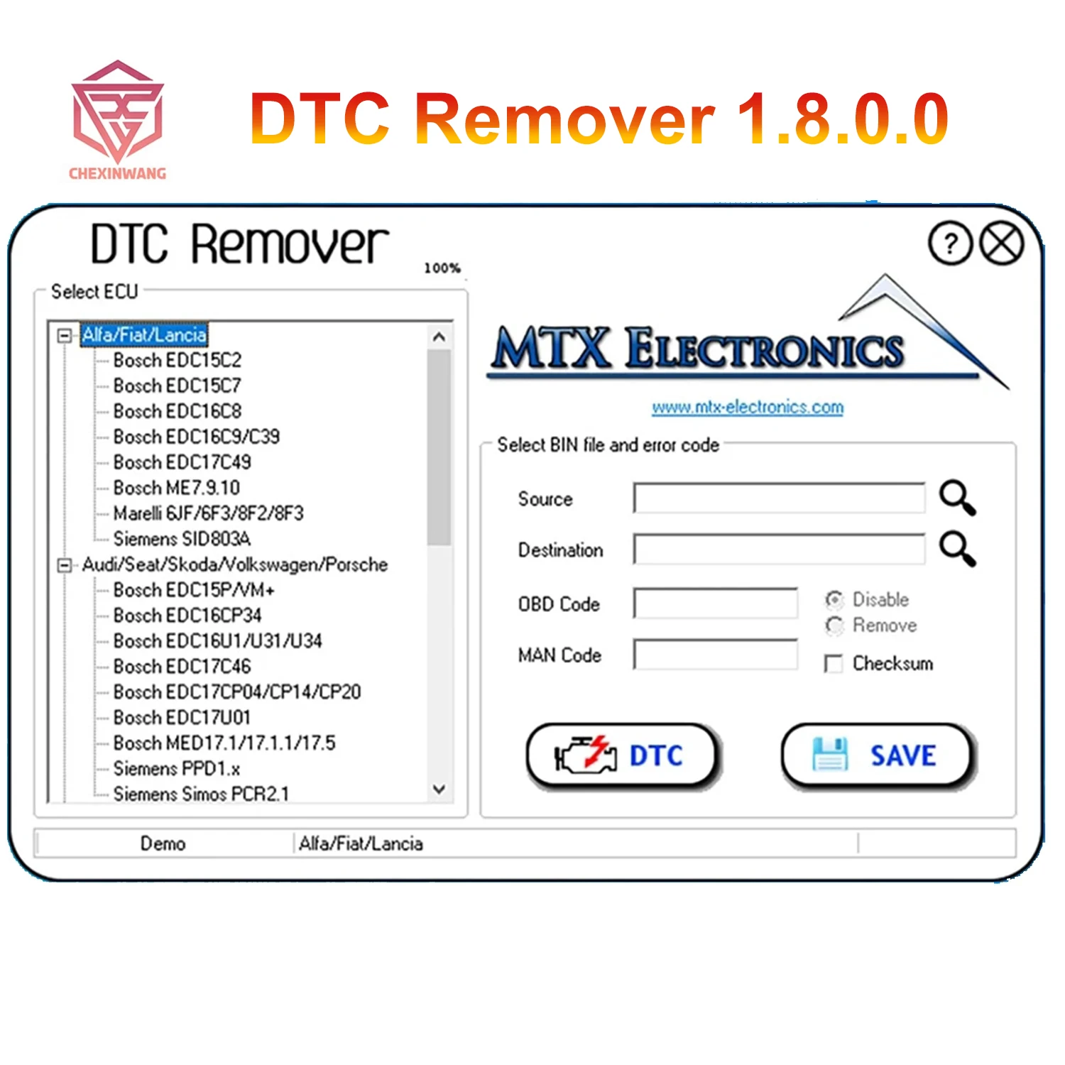 Dtc Remover 1.8.0.0 Per Kess Ktag Fgtech Obd2 Ecu Chip Tuning Software Full Mtx Dtc Remover