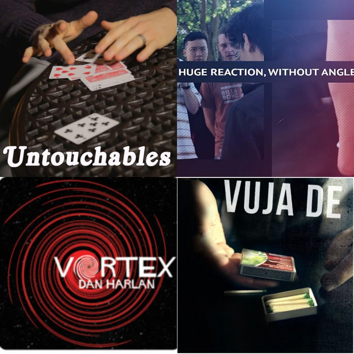 Ryan Schlutz E Jeff Pierce - Untouchables,Shy 2.0 Di Smagic Productions,Vortex Di Dan Harlan,Vuja De Di Rick Lax-Trucchi Magici
