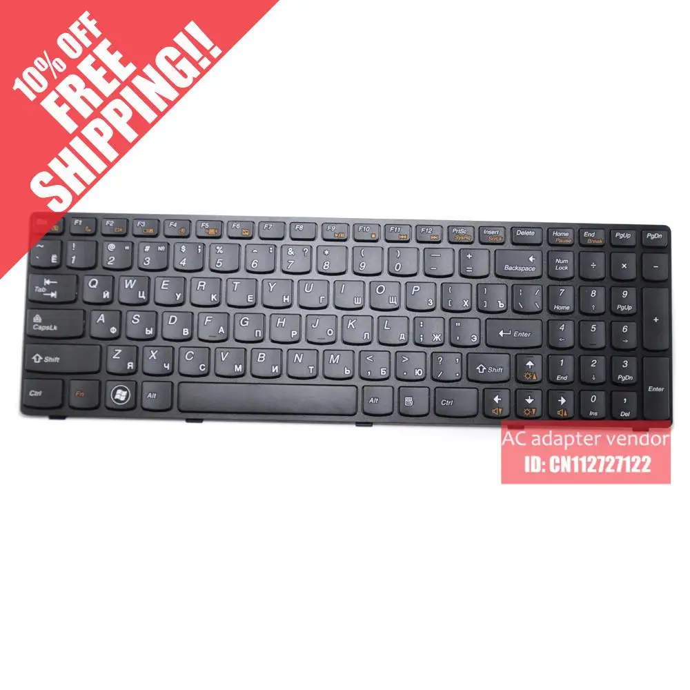 For Lenovo B570 Z565 Z560 Z570 Z575 V570A V570G B575 Y570  B590 Laptop Keyboard Ru Russian